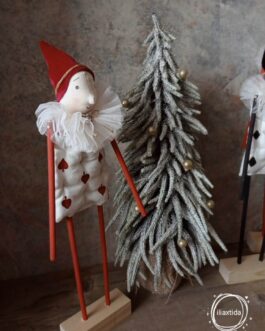 Άνθρωπος τραπουλόχαρτο ,κόκκινο χρώμα